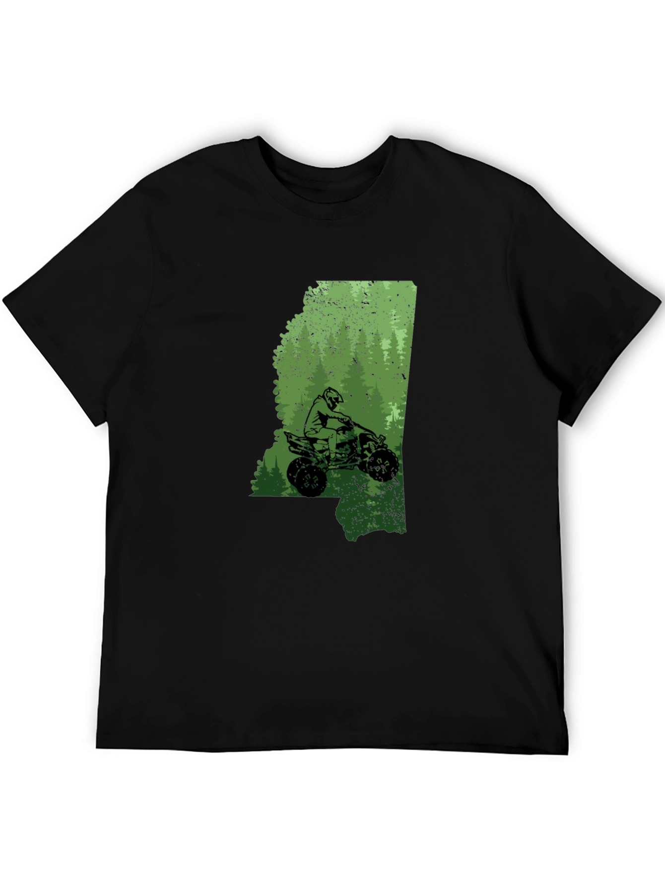 Mississippi ATV Rider T-Shirt - Black