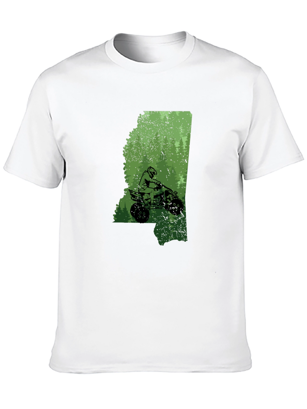 Mississippi ATV Rider T-Shirt - Black