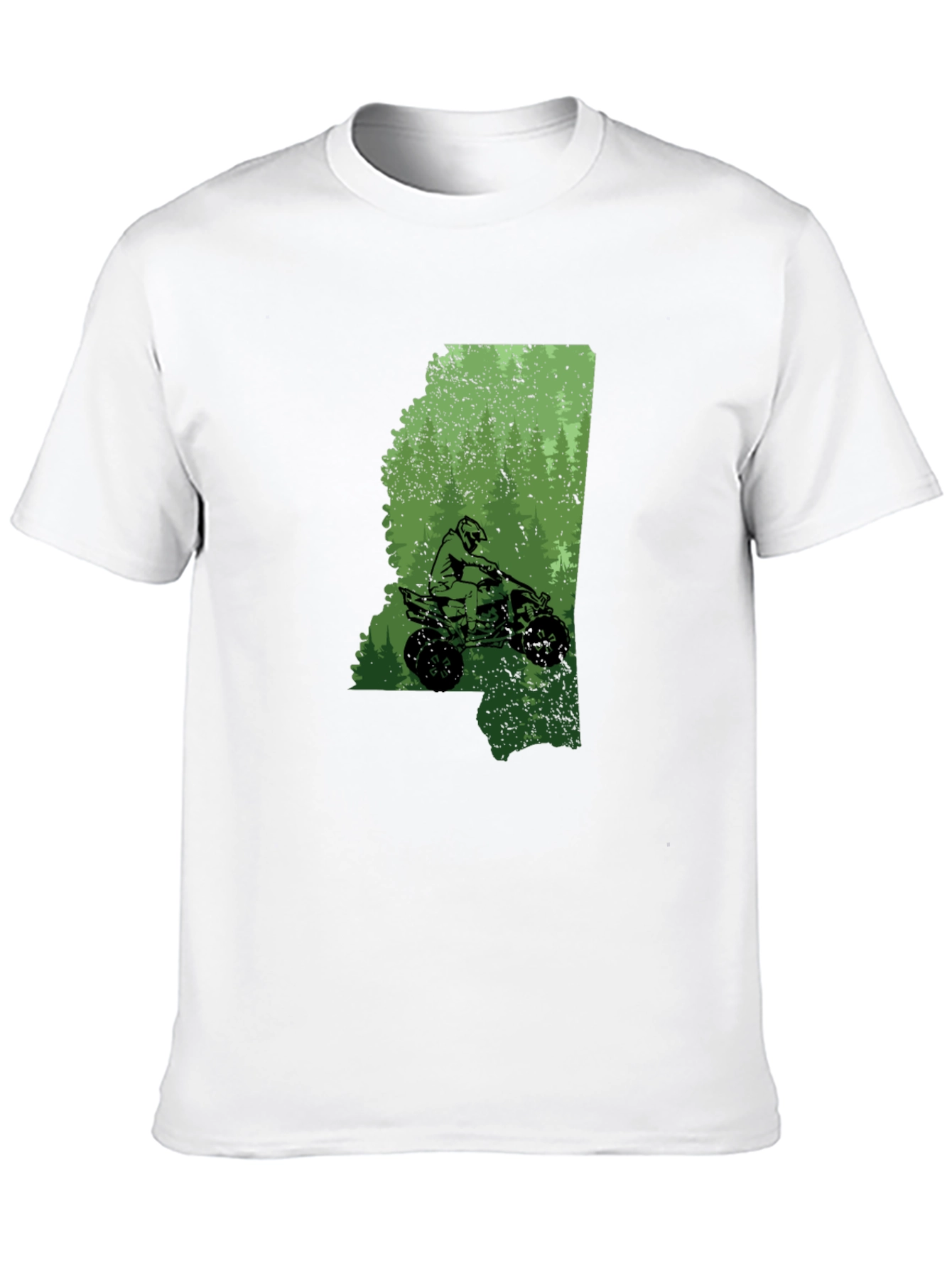 Mississippi ATV Rider T-Shirt - Black