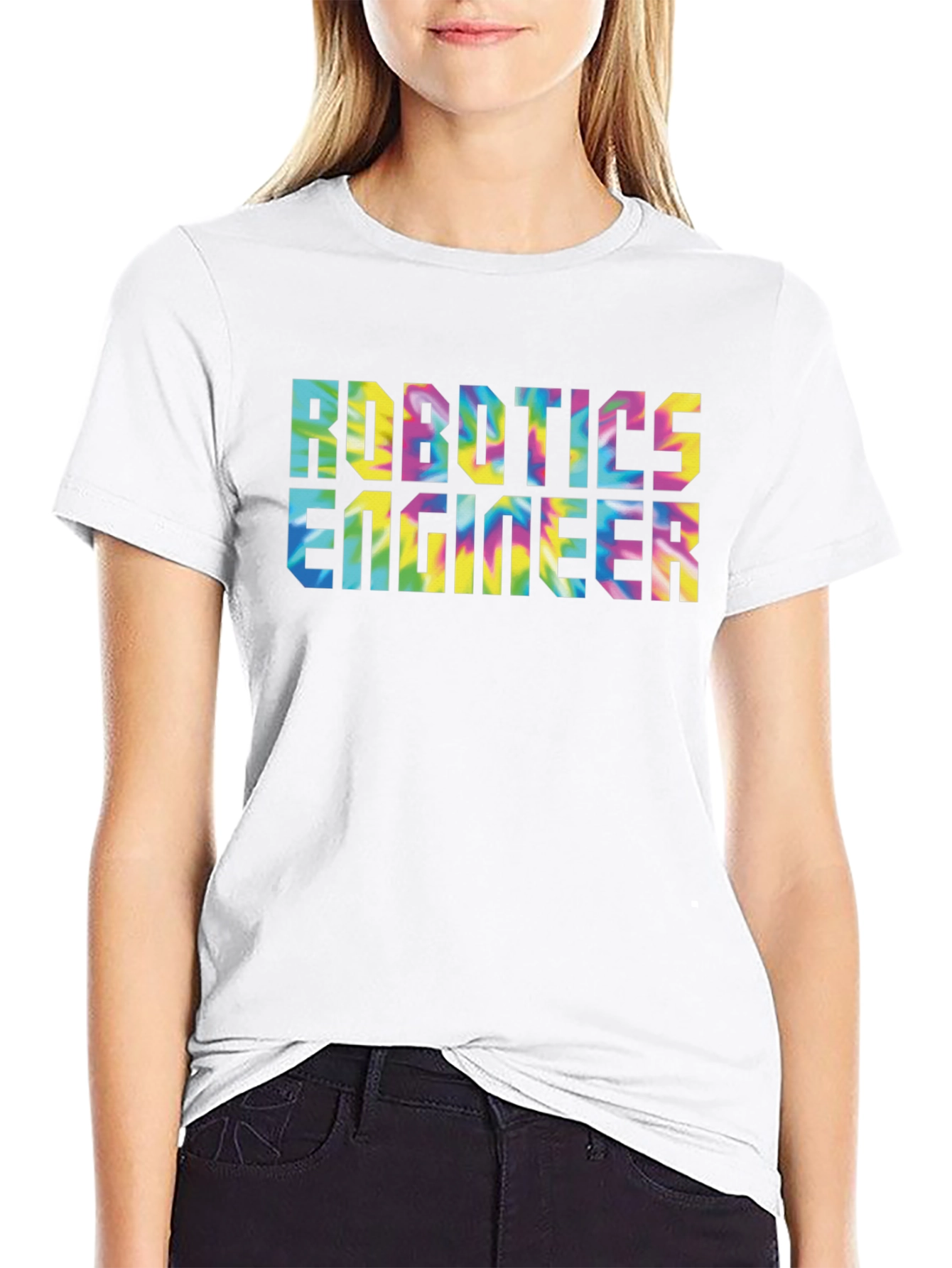 Robotics Engineer Tie-Dye T-Shirt