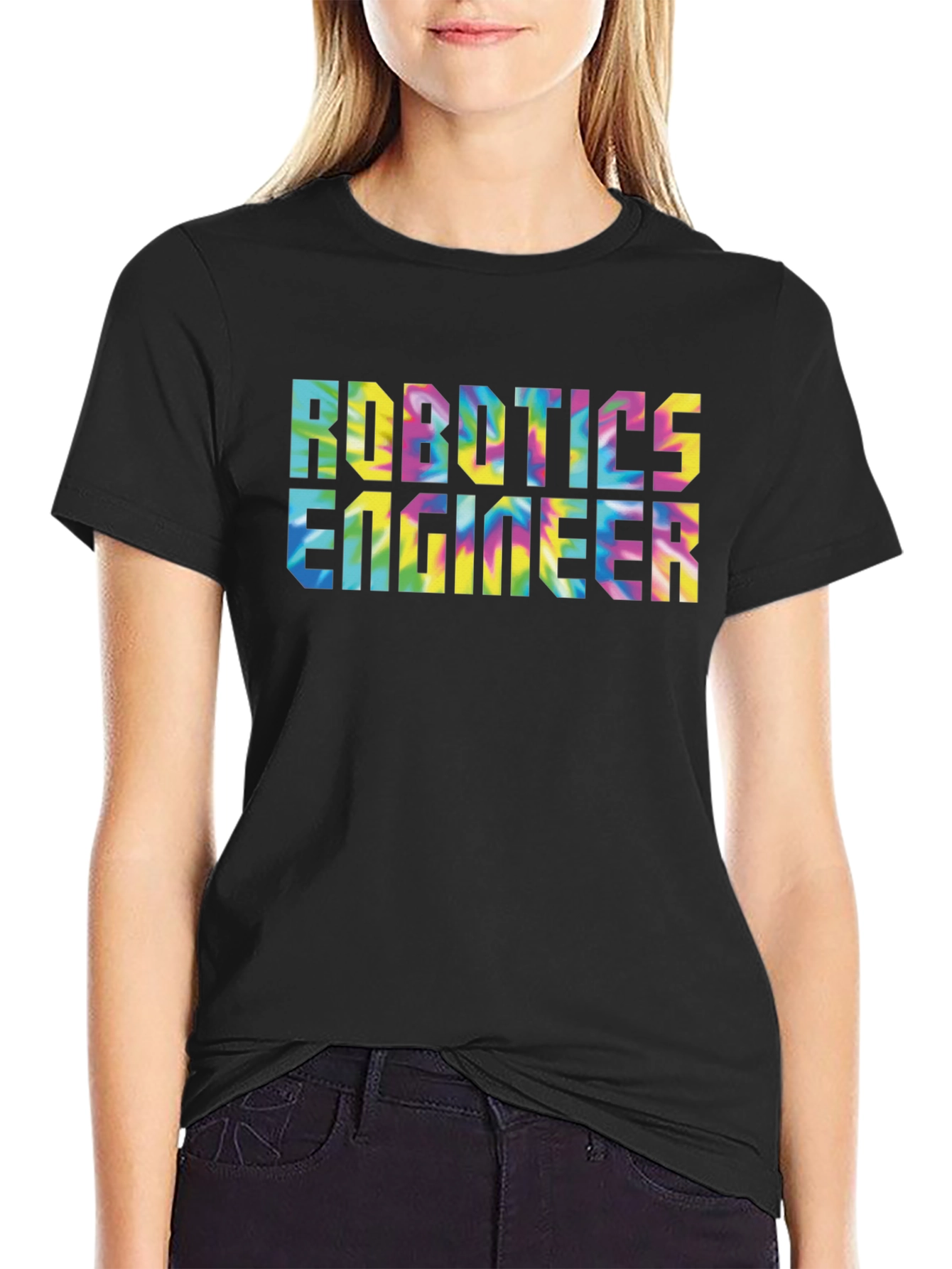 Robotics Engineer Tie-Dye T-Shirt