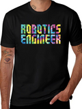 Robotics Engineer Tie-Dye T-Shirt