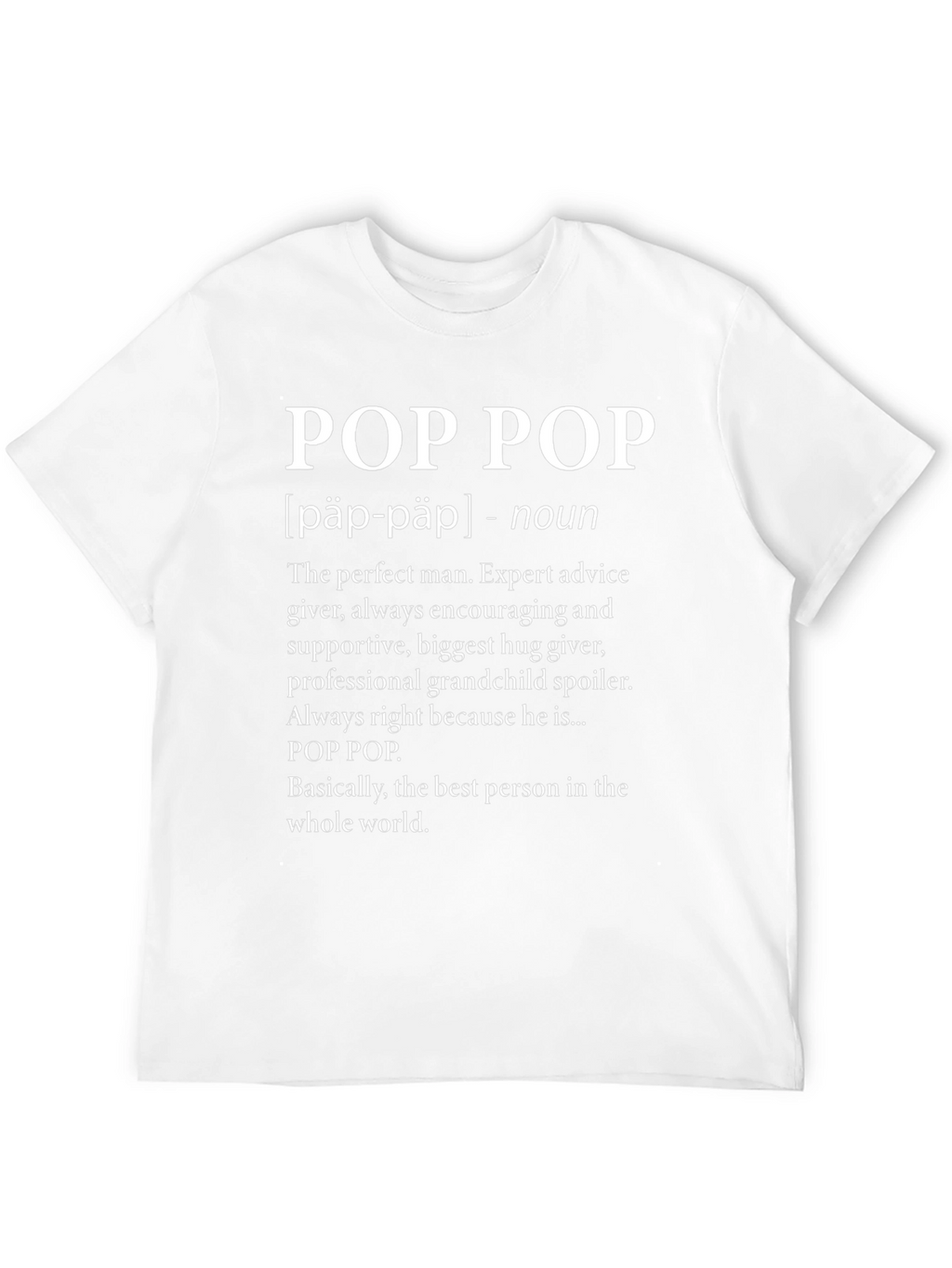 Pop Pop Definition Graphic T-Shirt