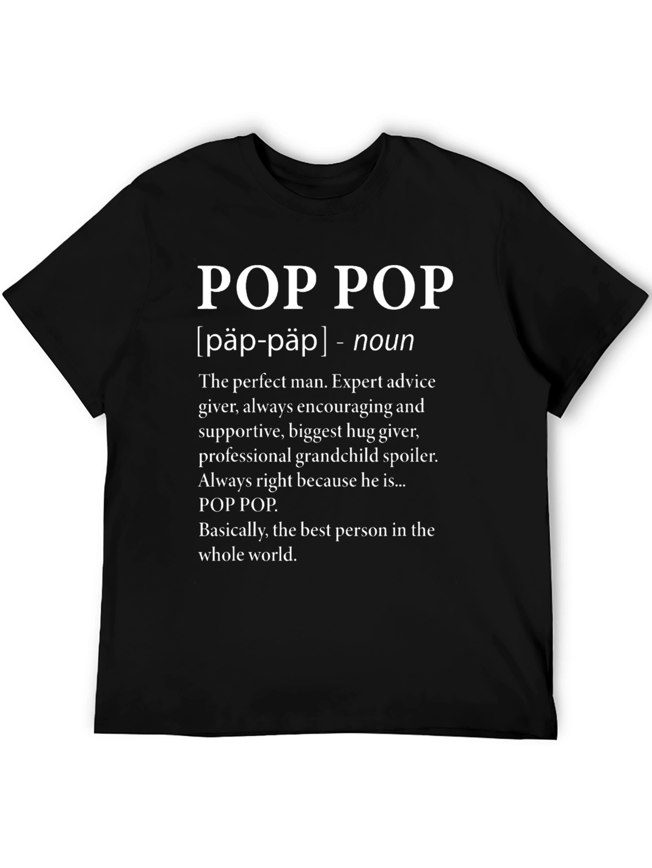 Pop Pop Definition Graphic T-Shirt