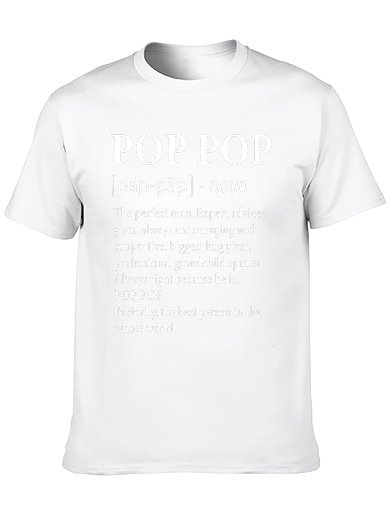 Pop Pop Definition Graphic T-Shirt