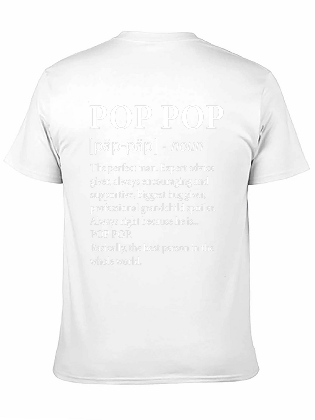 Pop Pop Definition Graphic T-Shirt