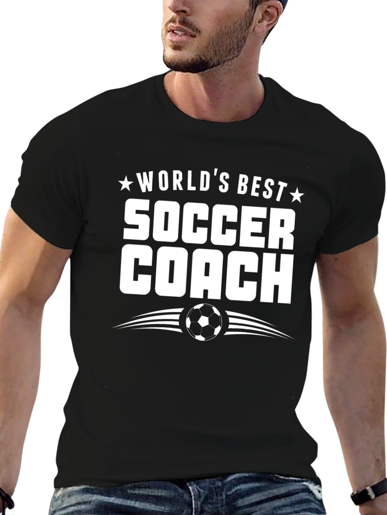Worlds Best Soccer Coach T-Shirt - Perfect Gift