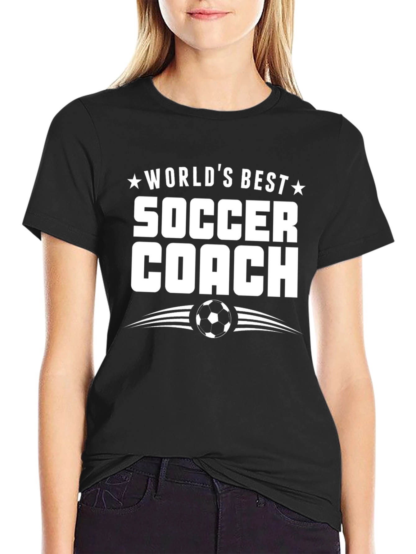 Worlds Best Soccer Coach T-Shirt - Perfect Gift