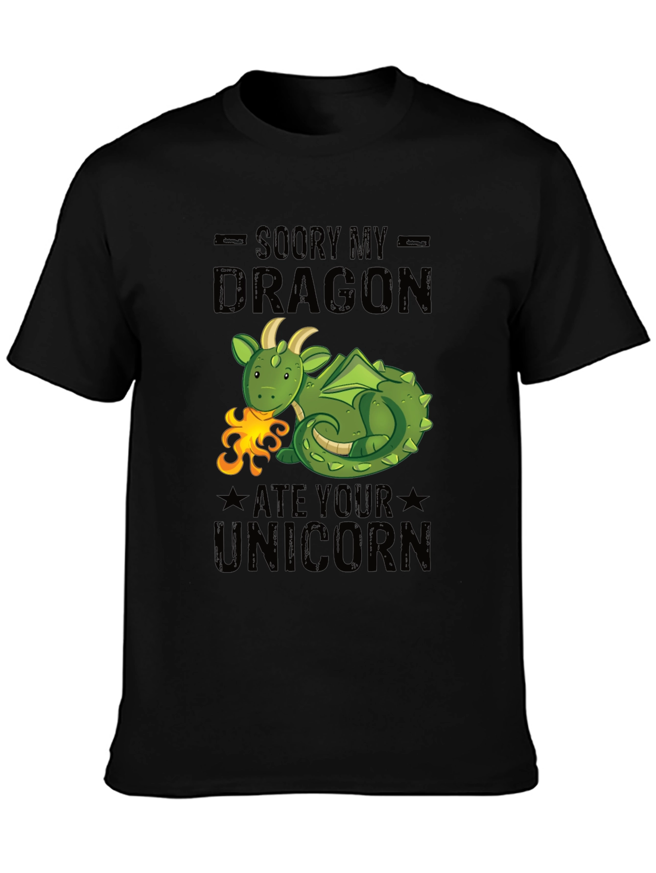 Dragon Ate Unicorn T-Shirt - Funny Graphic Tee