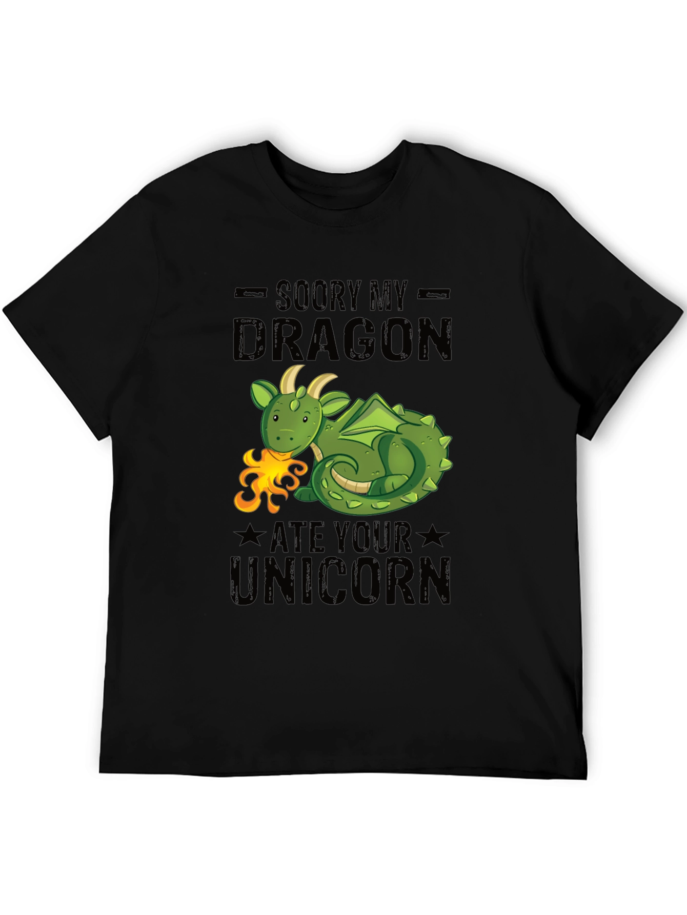 Dragon Ate Unicorn T-Shirt - Funny Graphic Tee