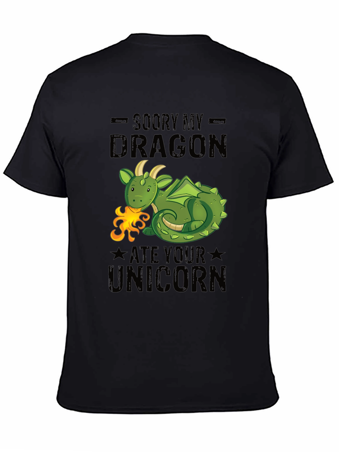 Dragon Ate Unicorn T-Shirt - Funny Graphic Tee