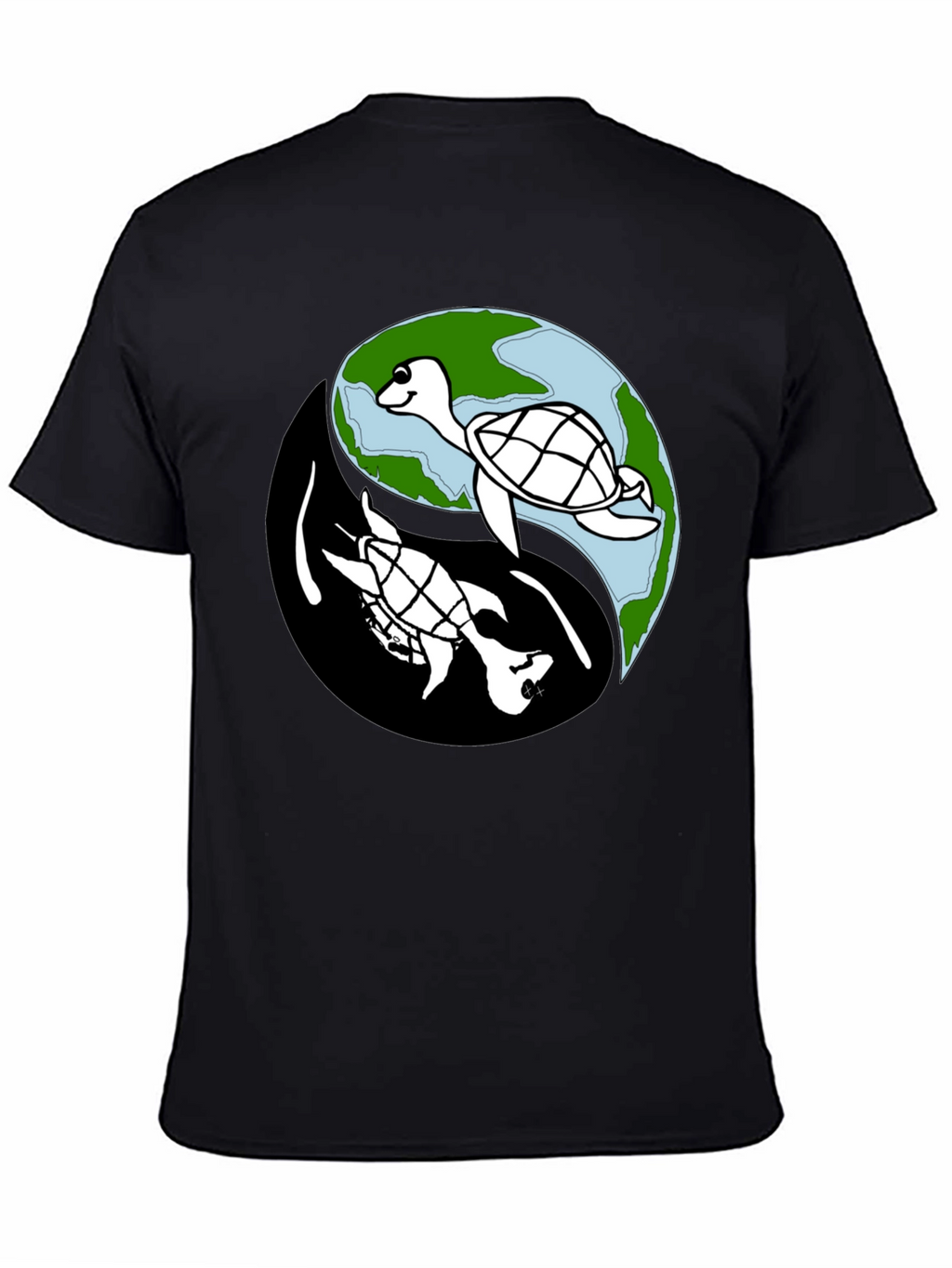 Yin Yang Turtle Graphic Tee