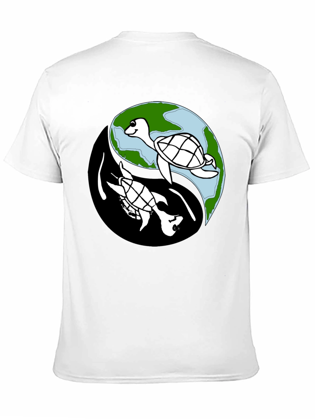 Yin Yang Turtle Graphic Tee