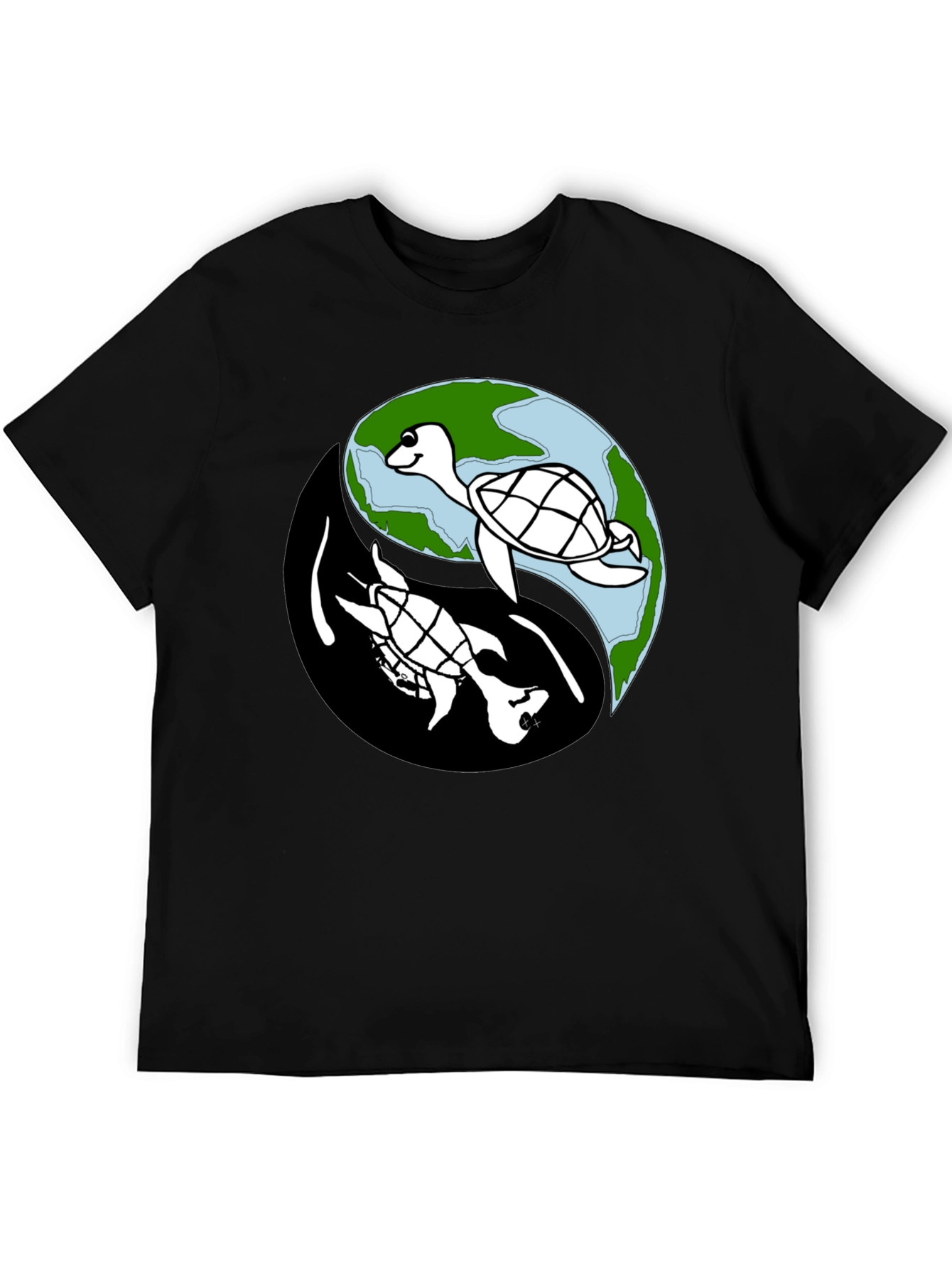 Yin Yang Turtle Graphic Tee