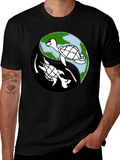 Yin Yang Turtle Graphic Tee