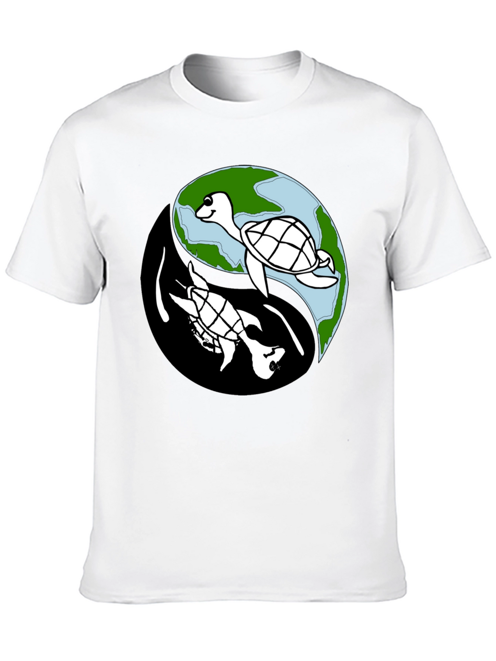 Yin Yang Turtle Graphic Tee