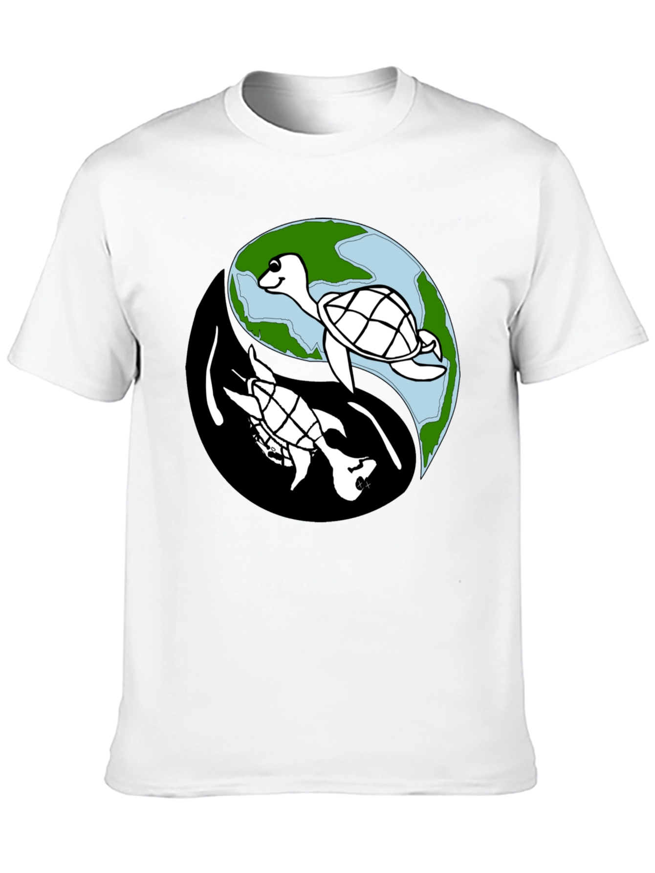 Yin Yang Turtle Graphic Tee