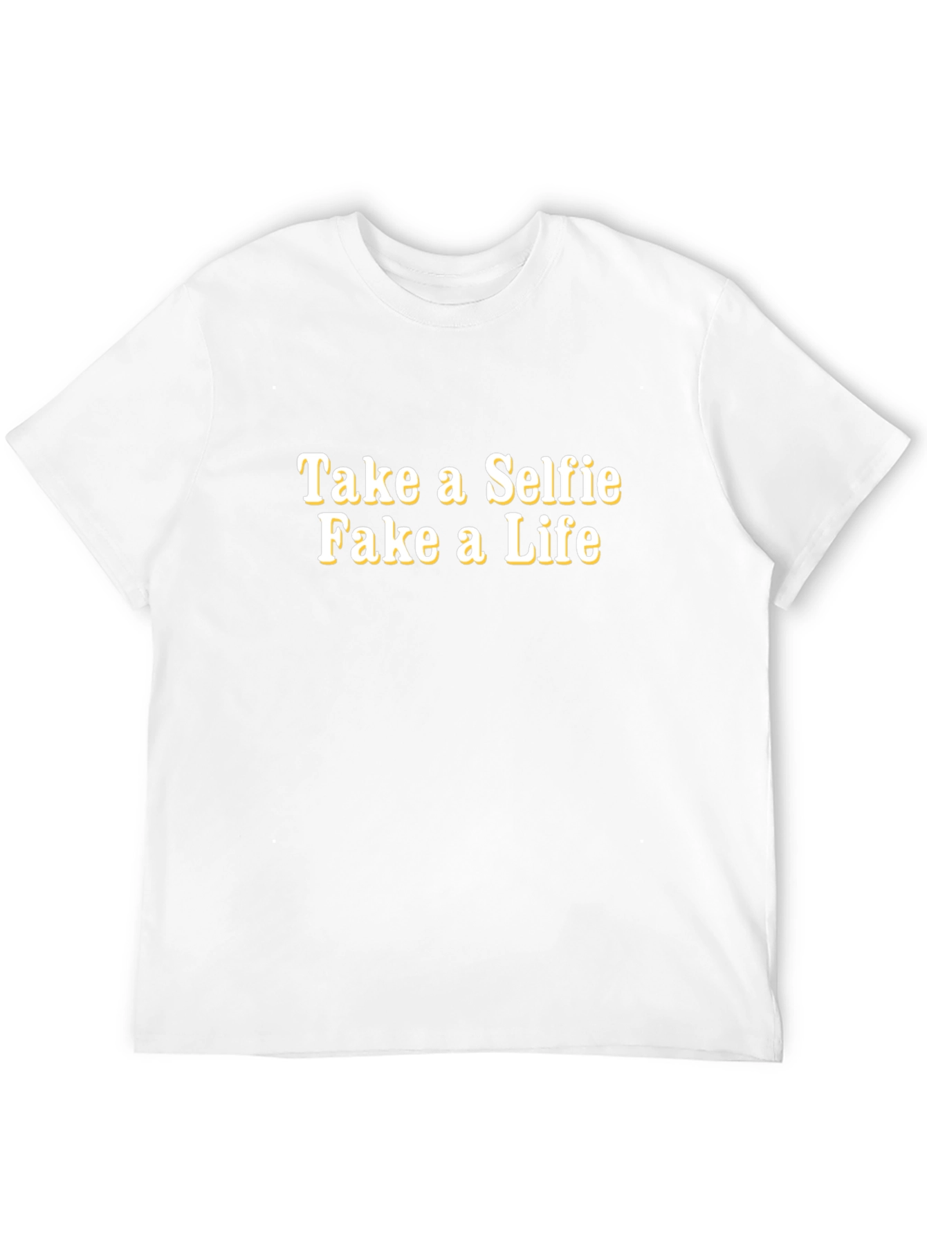 Mens Take a Selfie Graphic T-Shirt