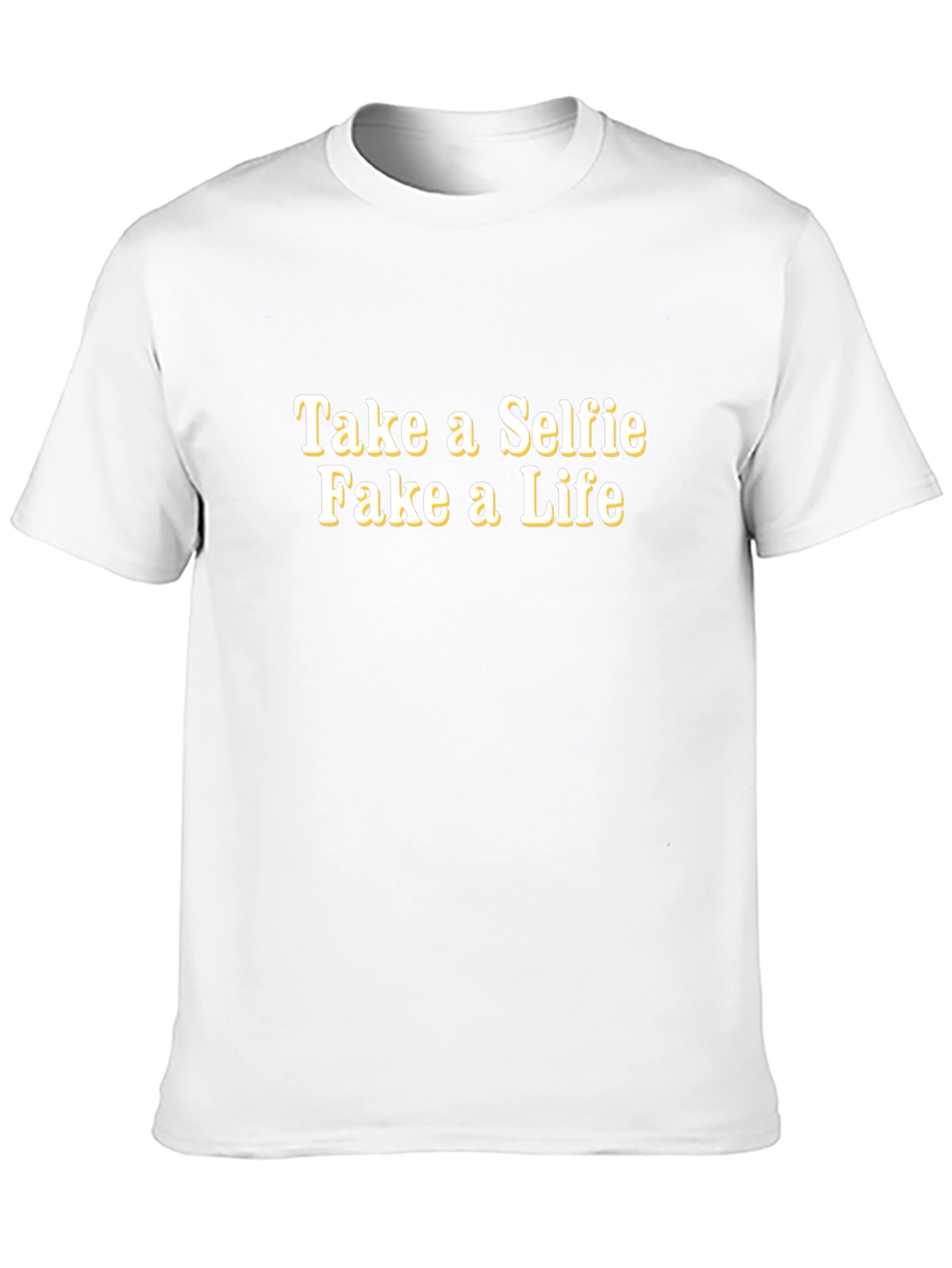 Mens Take a Selfie Graphic T-Shirt
