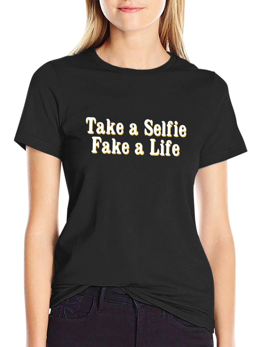 Mens Take a Selfie Graphic T-Shirt