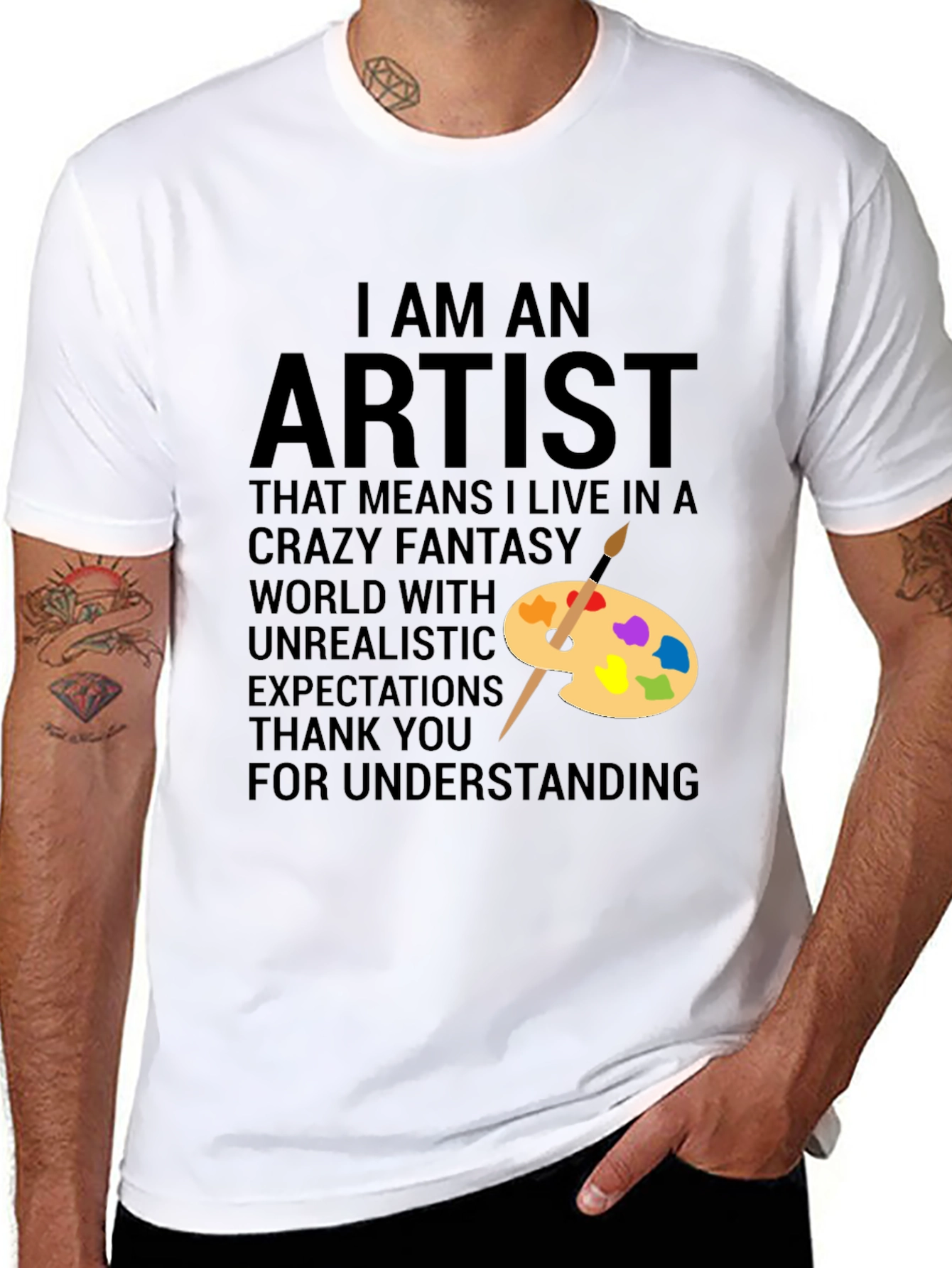 I Am An Artist T-Shirt - Creative Apparel