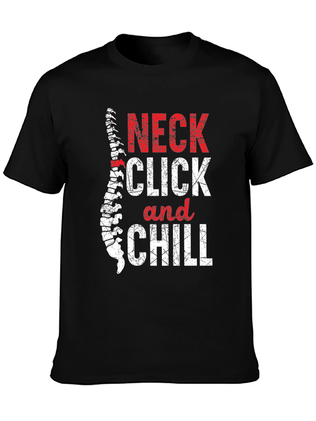 Neck Click and Chill Graphic T-Shirt
