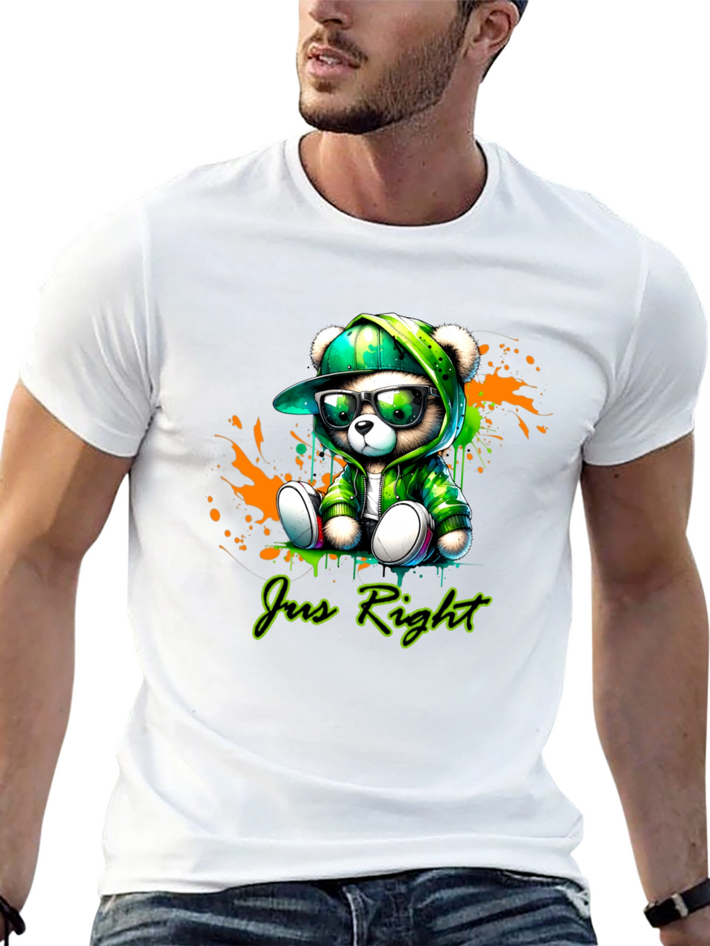 Trendy Bear Graphic Tee