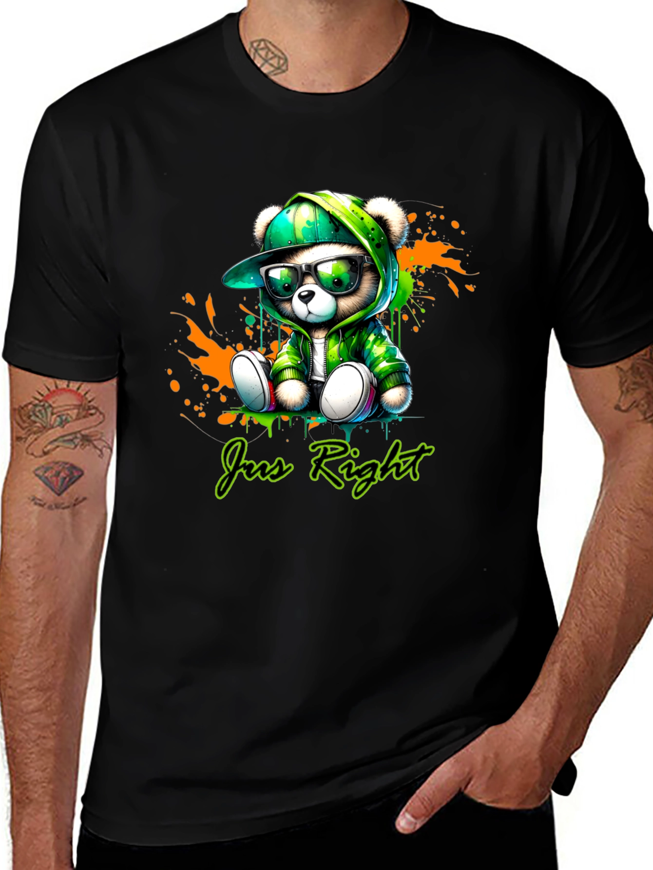 Trendy Bear Graphic Tee