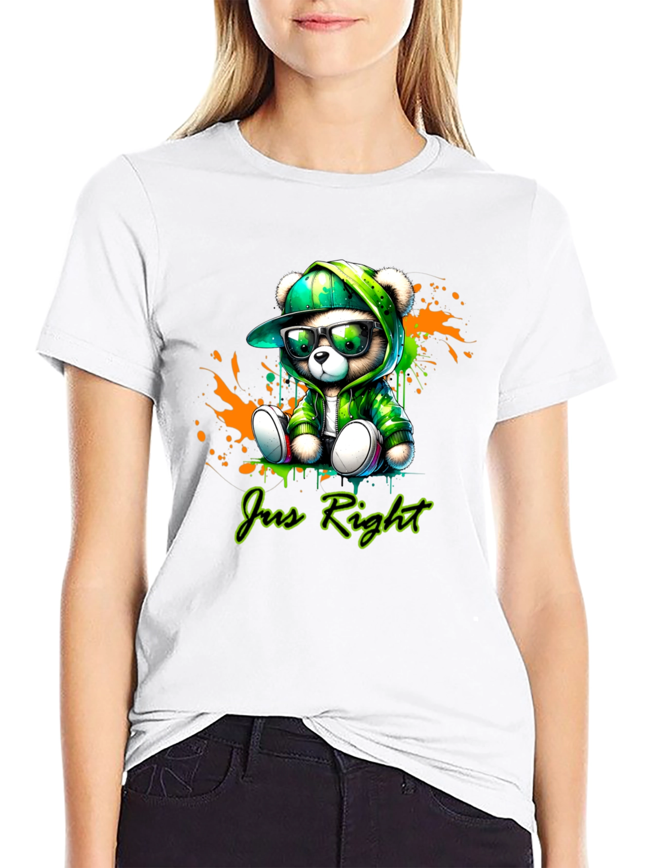 Trendy Bear Graphic Tee