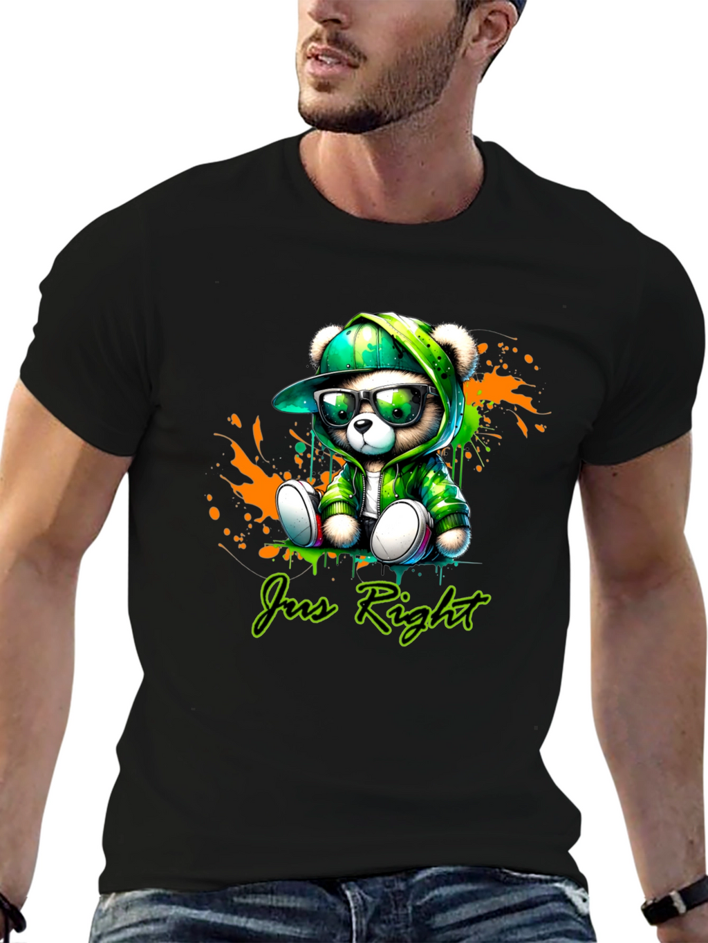 Trendy Bear Graphic Tee