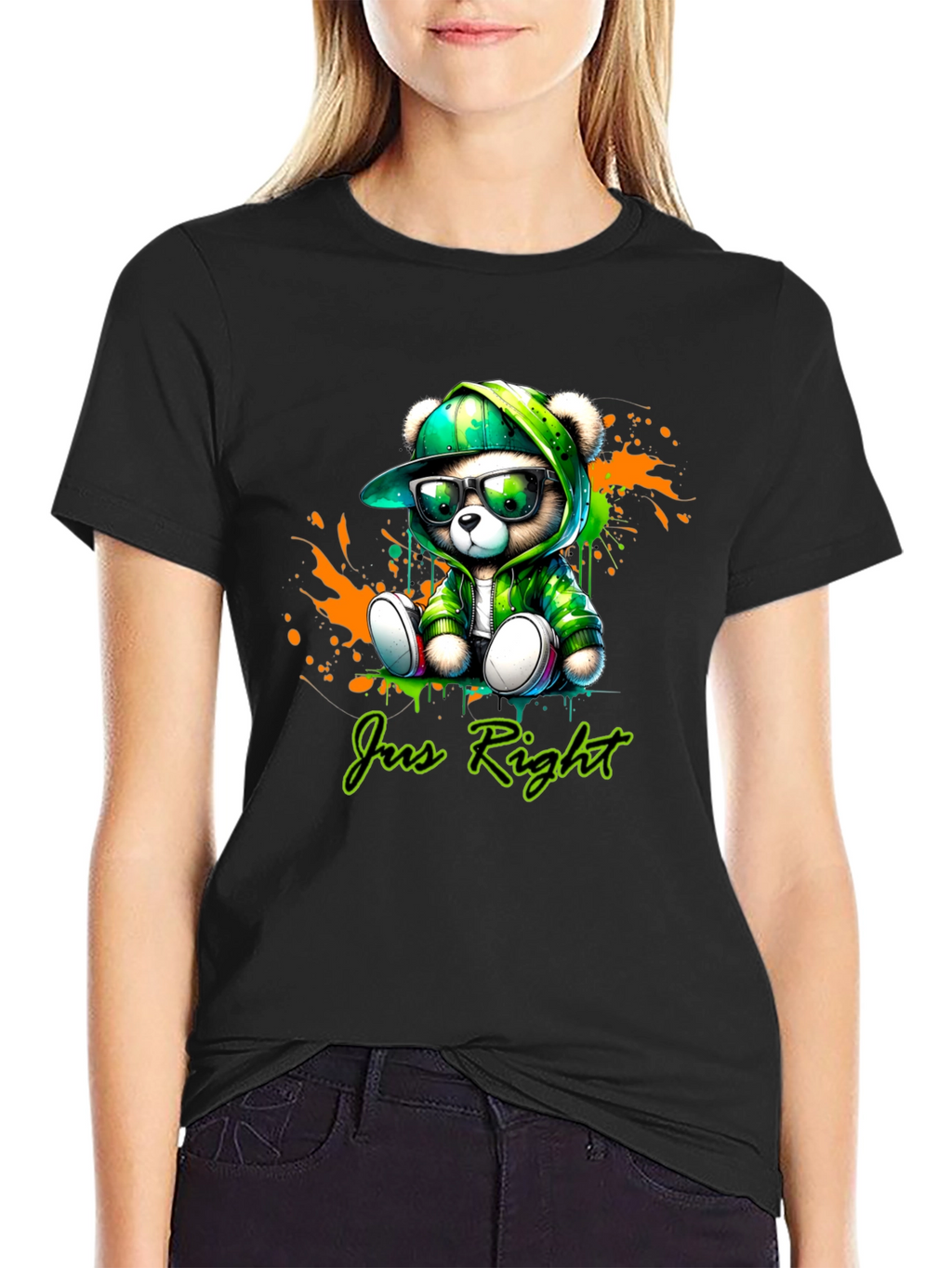 Trendy Bear Graphic Tee