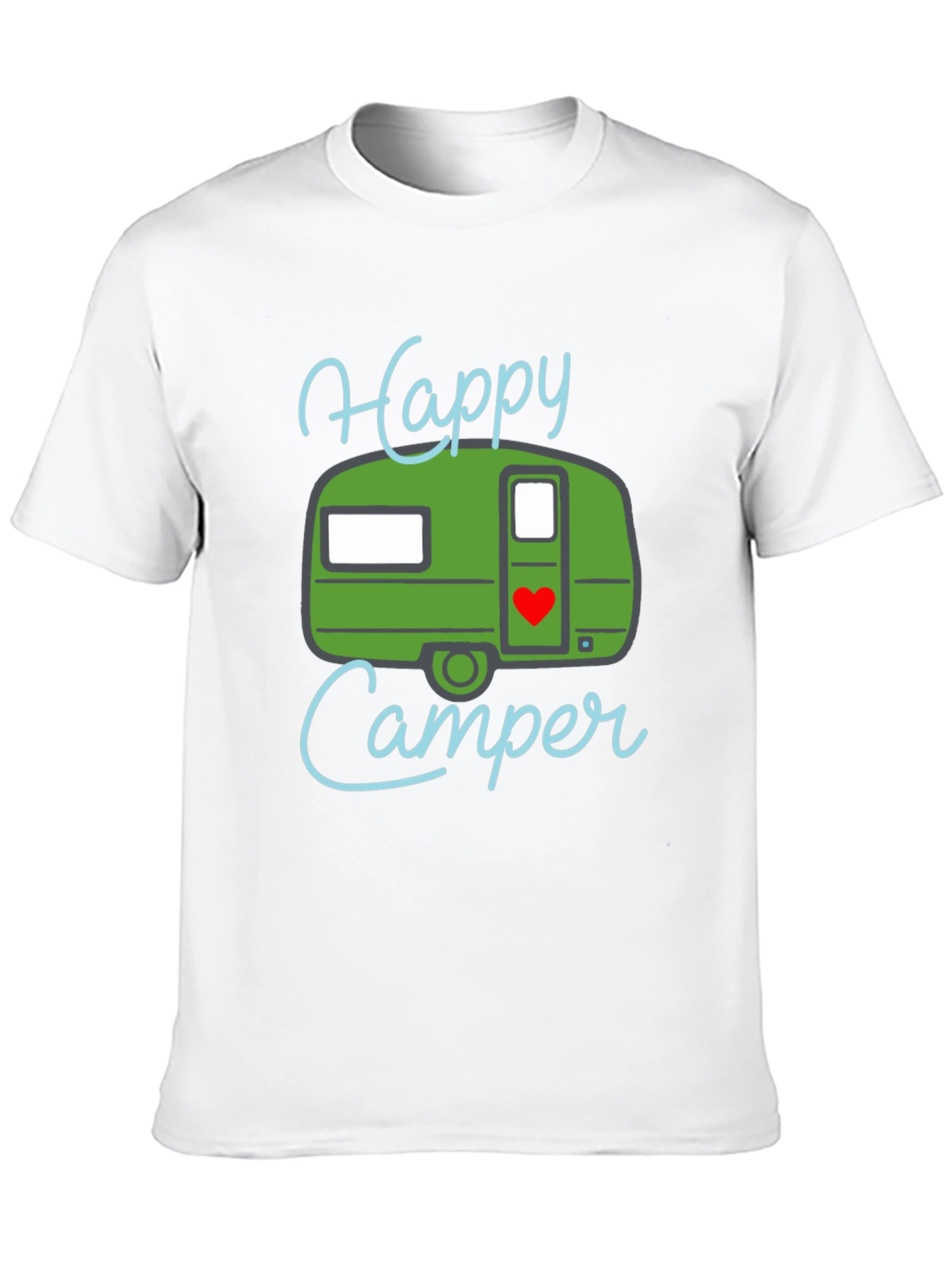 Happy Camper Graphic Tee - Camping Adventure Shirt