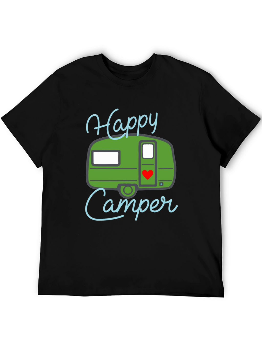 Happy Camper Graphic Tee - Camping Adventure Shirt