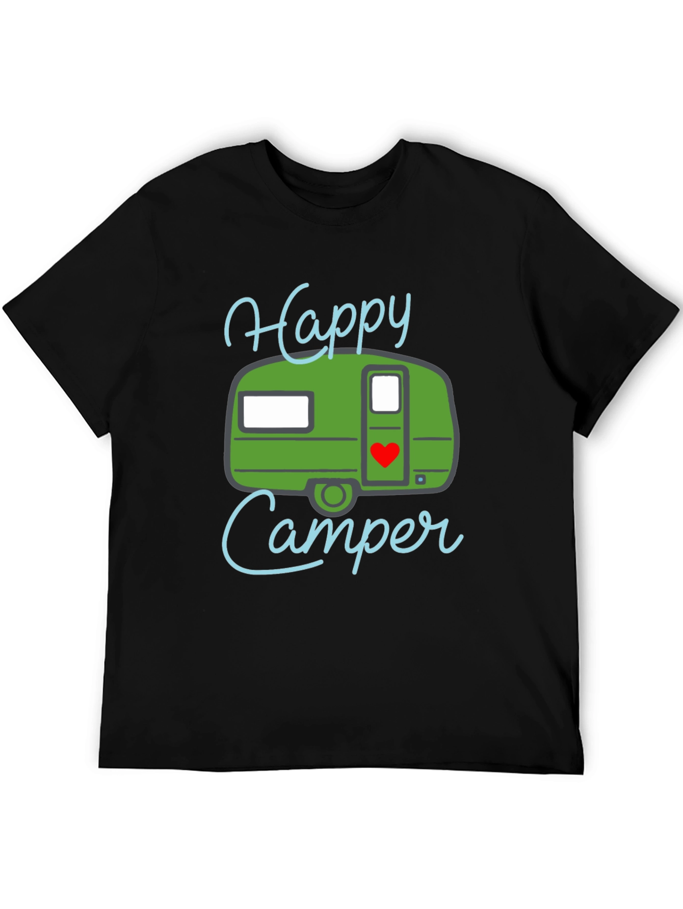 Happy Camper Graphic Tee - Camping Adventure Shirt