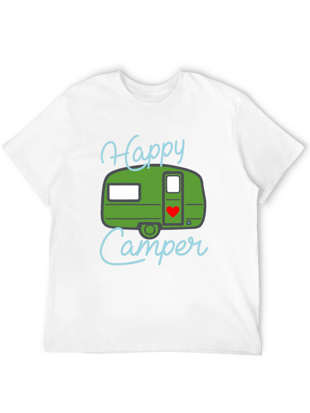 Happy Camper Graphic Tee - Camping Adventure Shirt