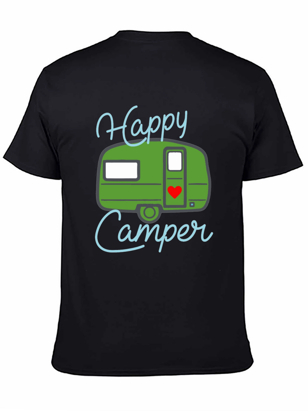 Happy Camper Graphic Tee - Camping Adventure Shirt