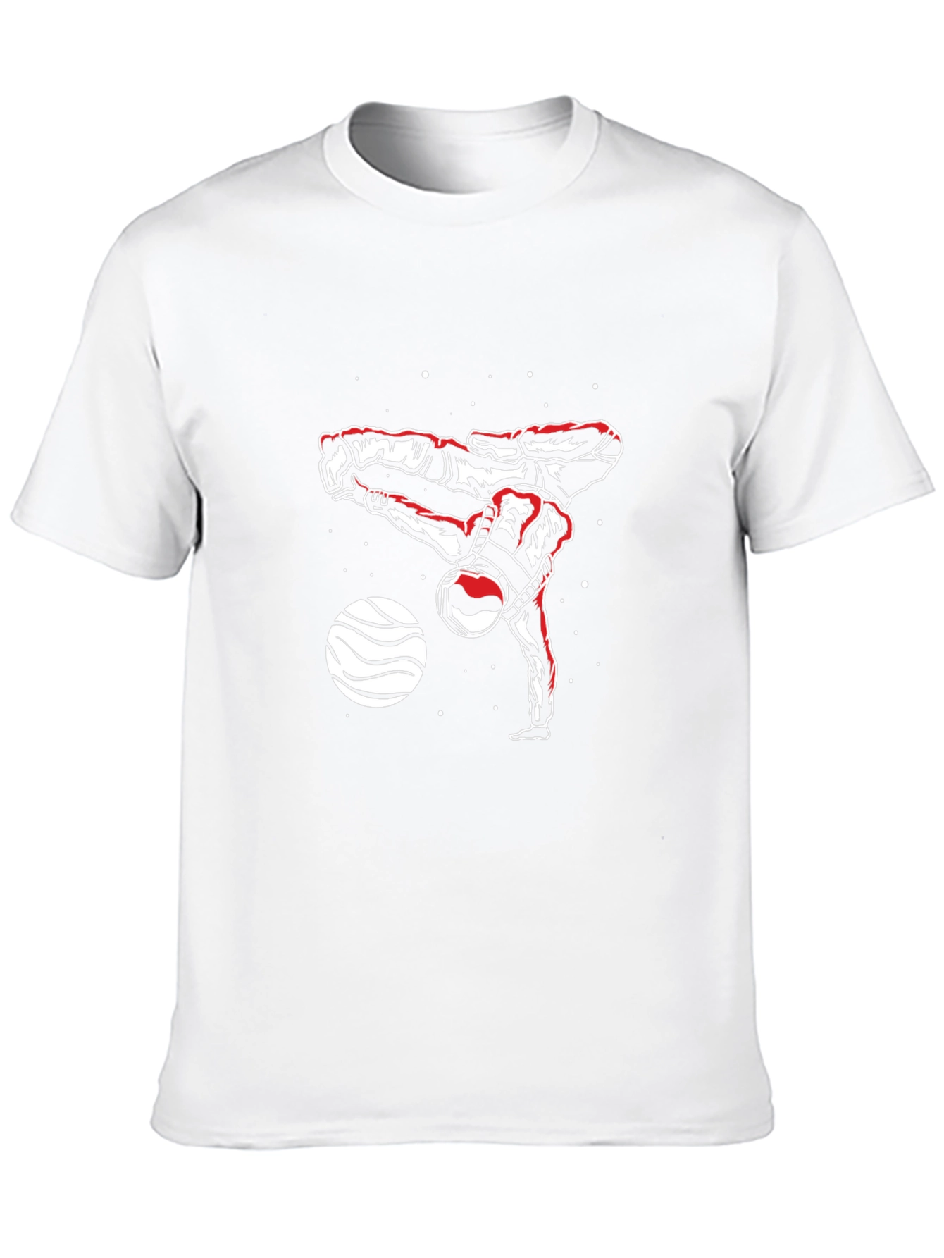 Astronaut Breakdance Black T-Shirt