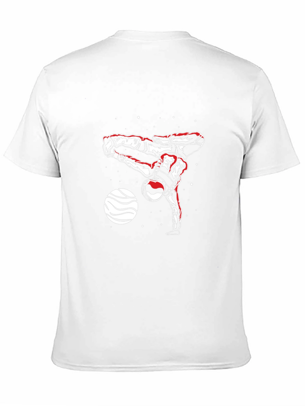 Astronaut Breakdance Black T-Shirt