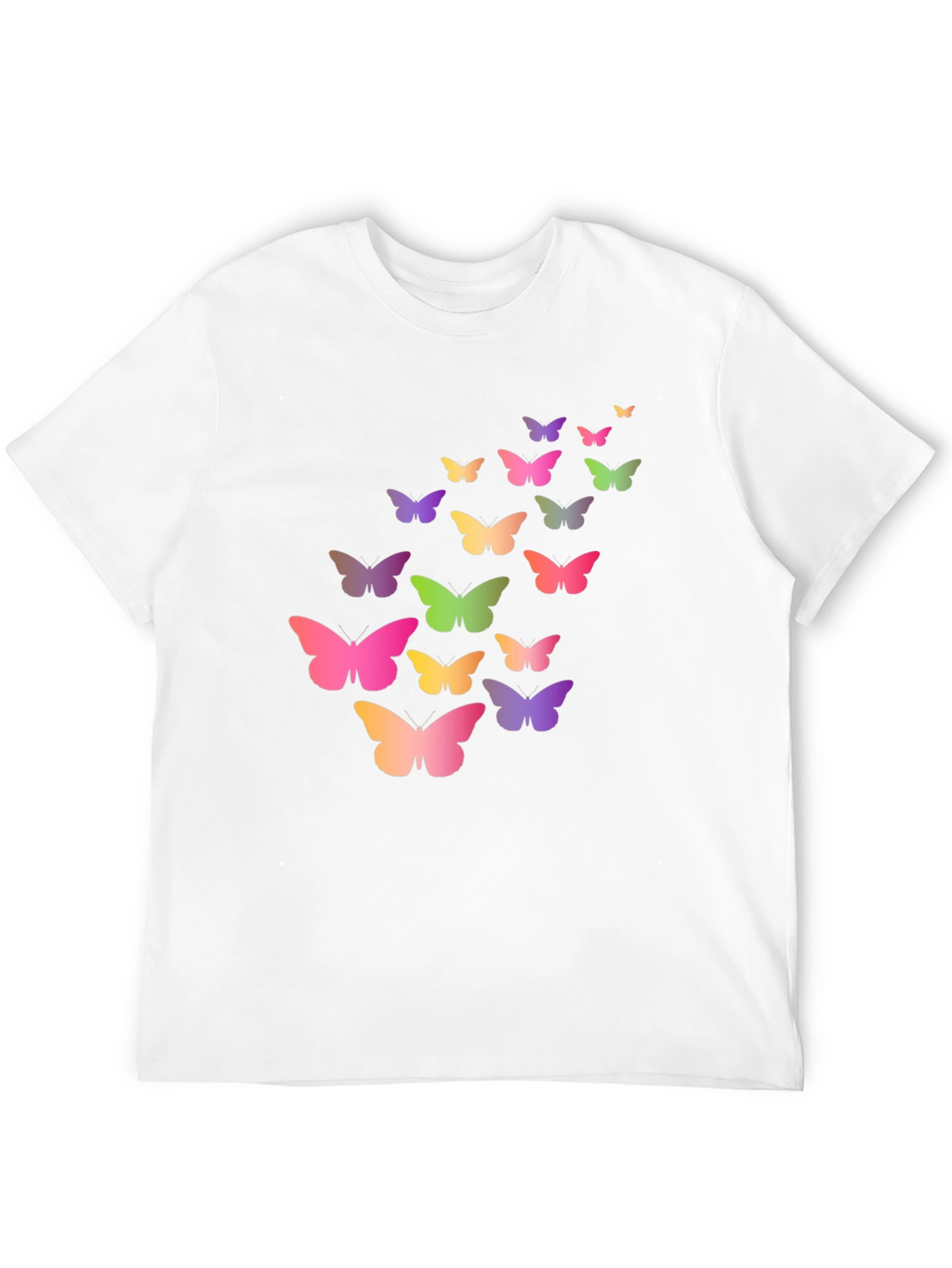 Butterfly Graphic Black T-Shirt