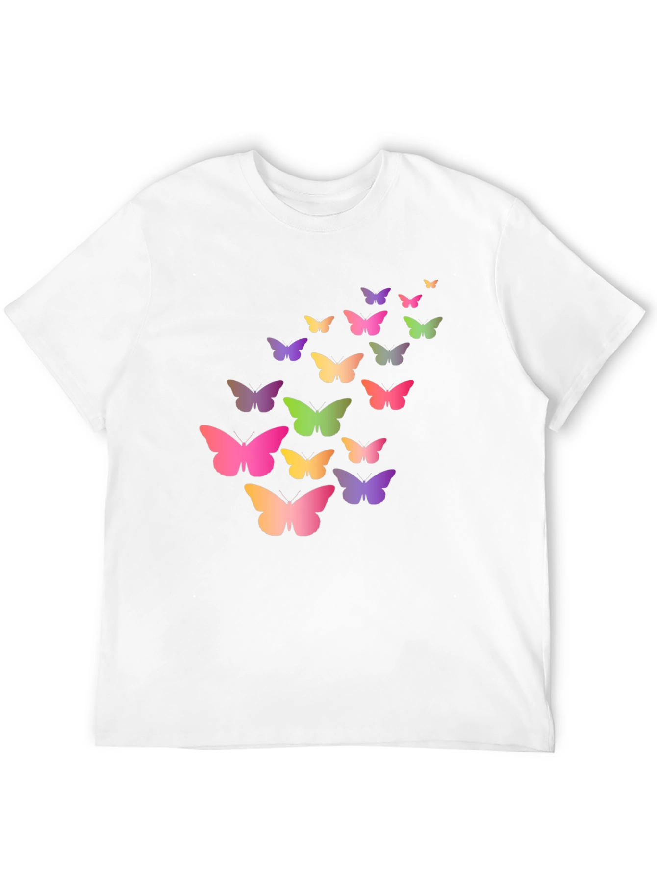 Butterfly Graphic Black T-Shirt