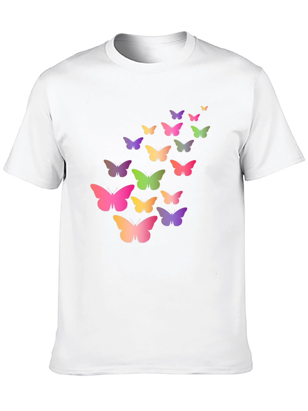 Butterfly Graphic Black T-Shirt