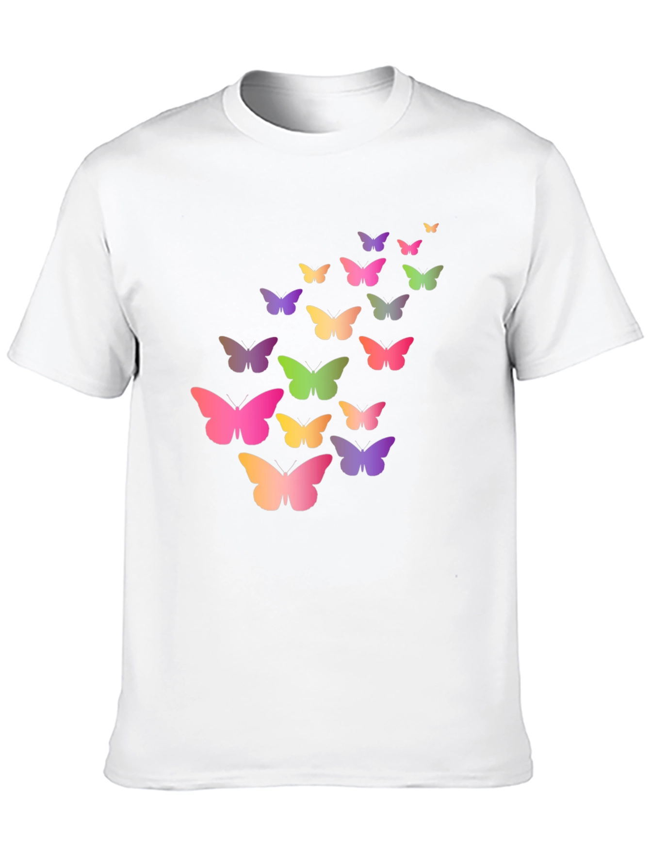 Butterfly Graphic Black T-Shirt