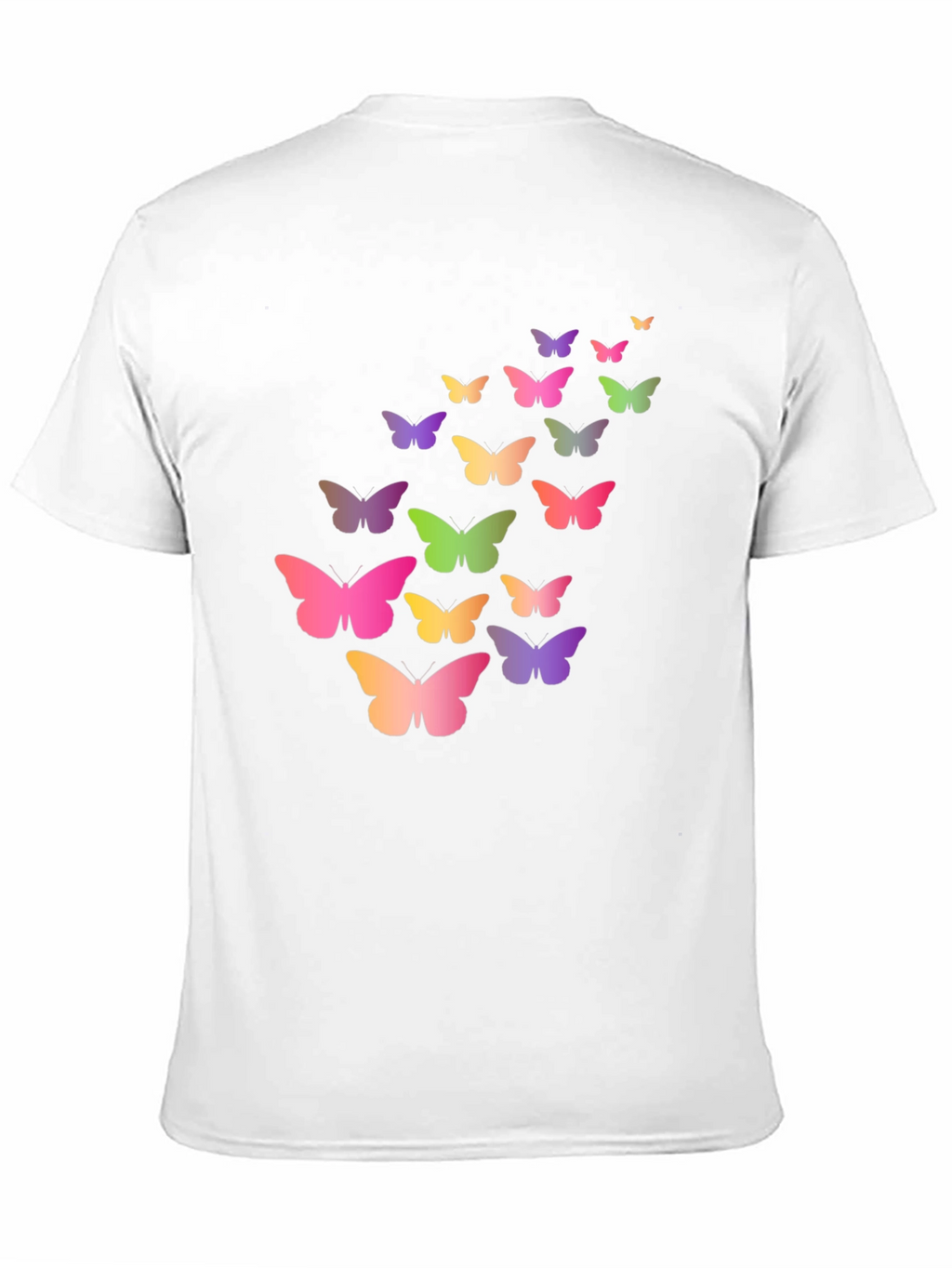 Butterfly Graphic Black T-Shirt