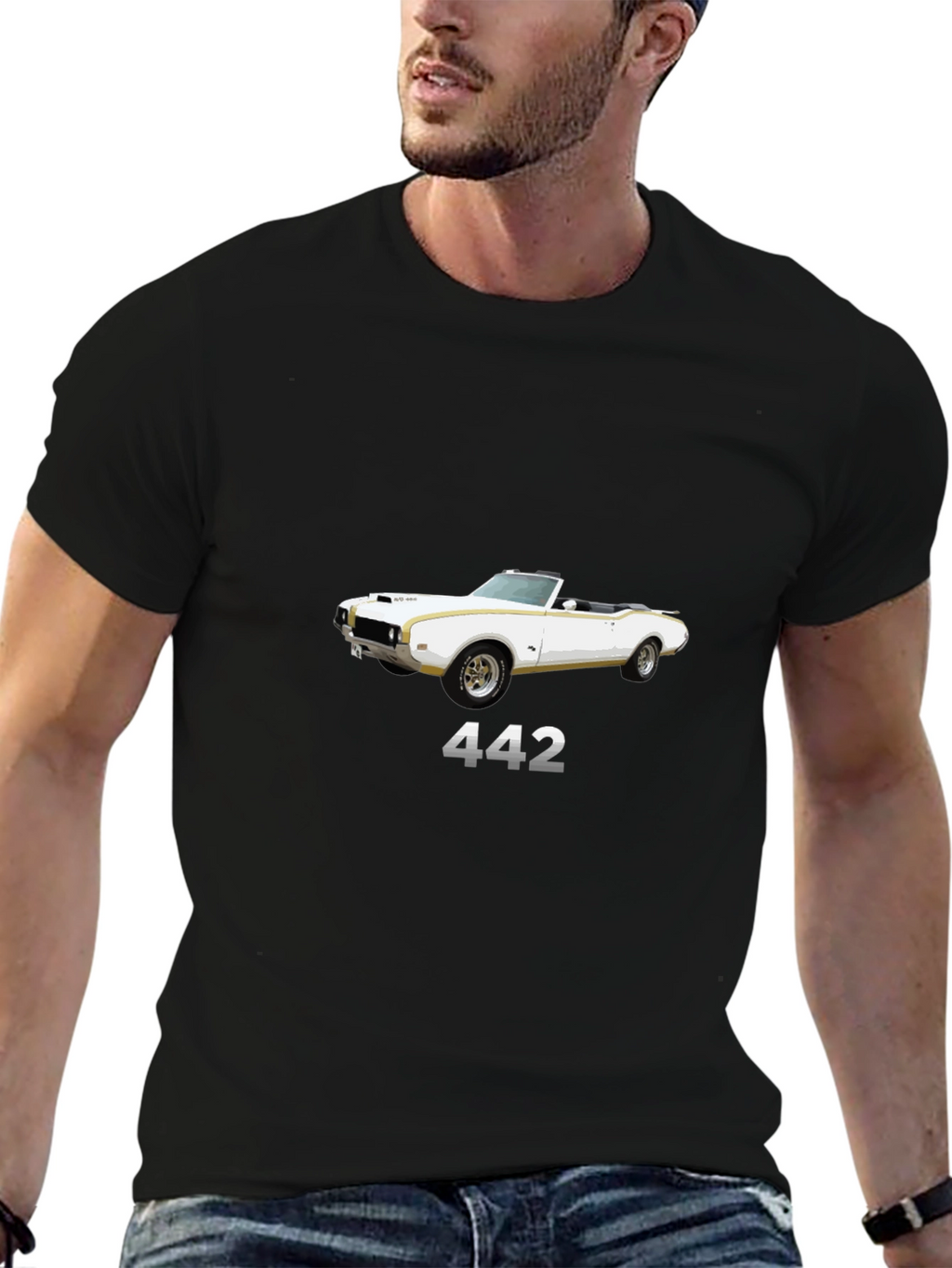 Classic 442 Car Graphic T-Shirt