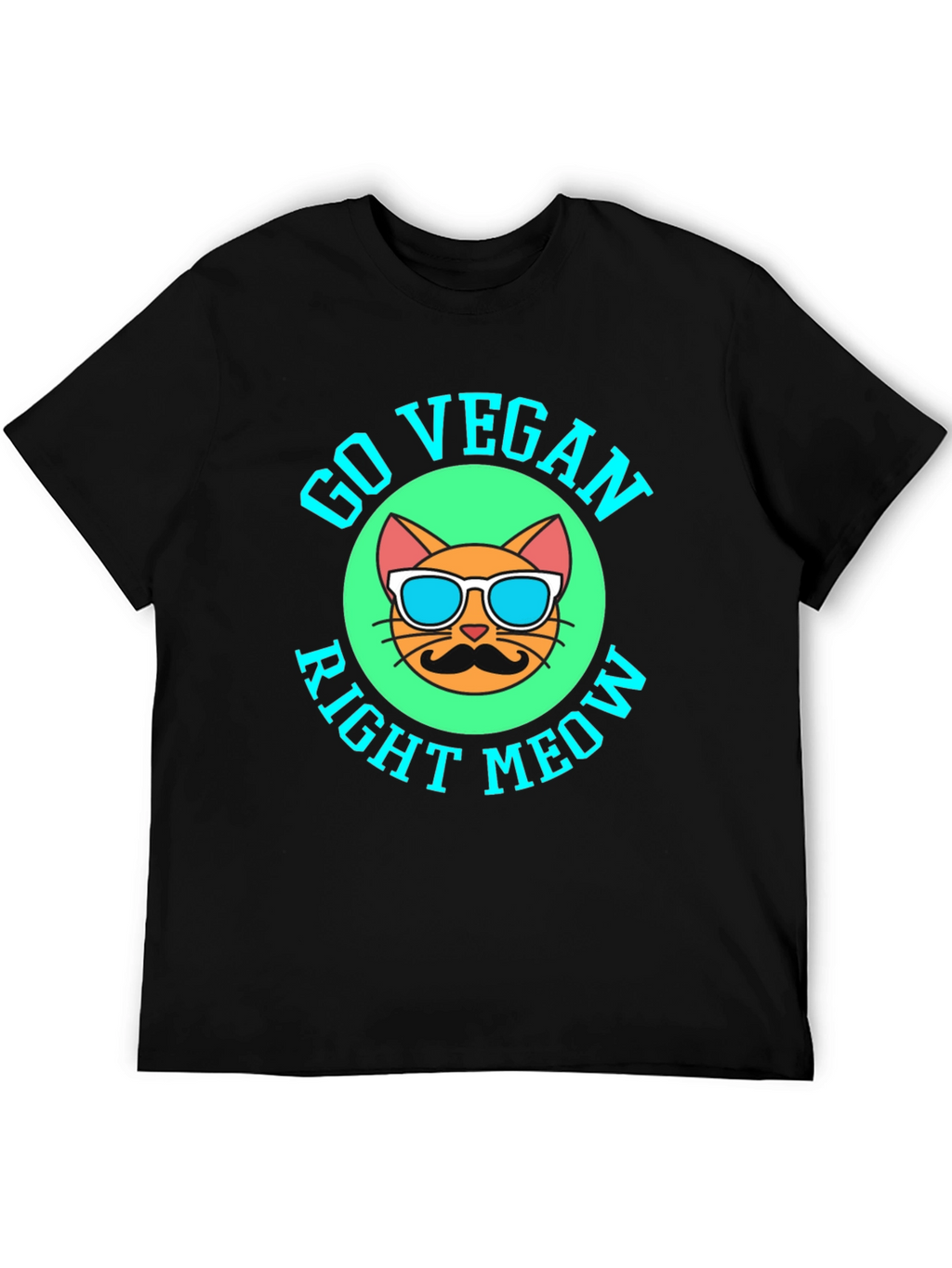 Go Vegan Right Meow T-Shirt