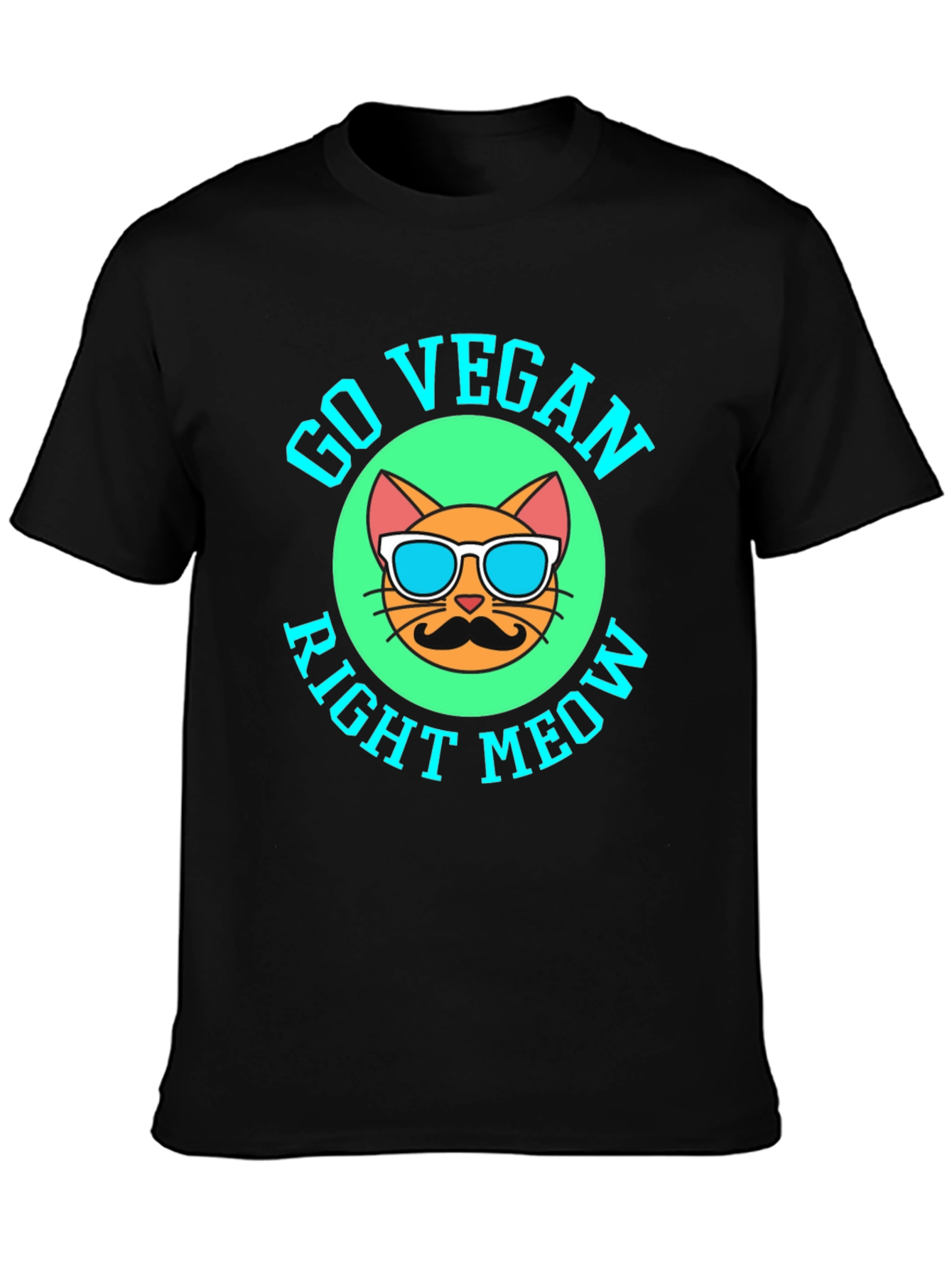 Go Vegan Right Meow T-Shirt