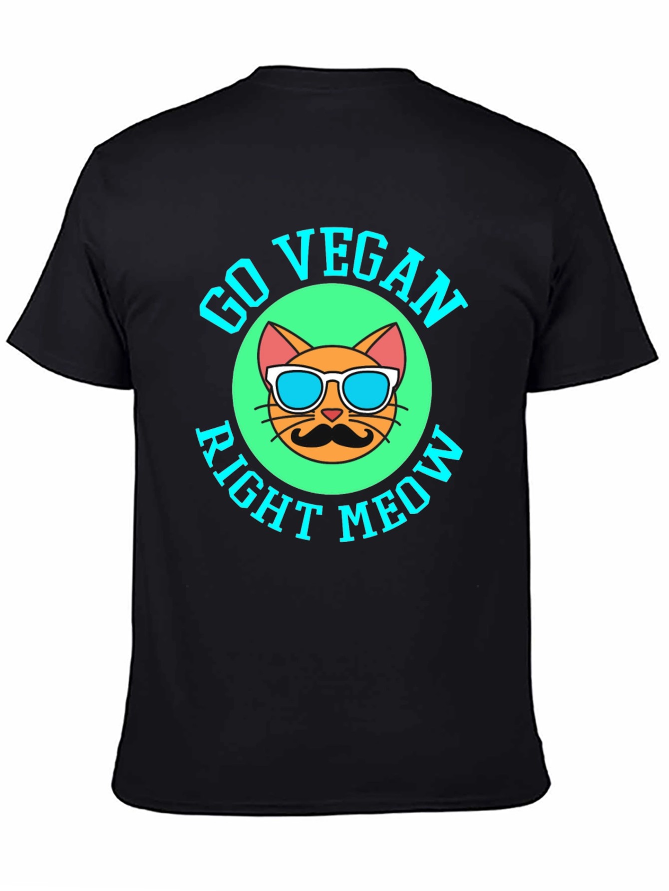 Go Vegan Right Meow T-Shirt
