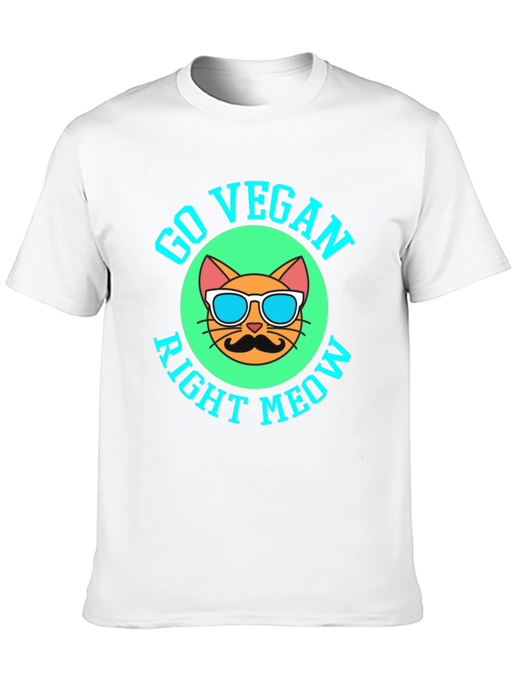 Go Vegan Right Meow T-Shirt