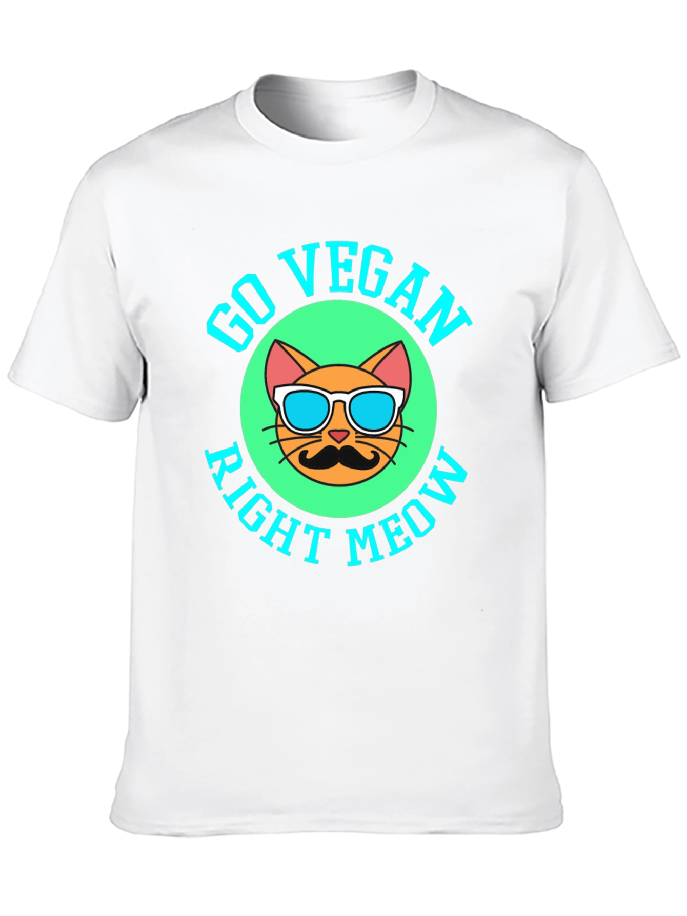 Go Vegan Right Meow T-Shirt