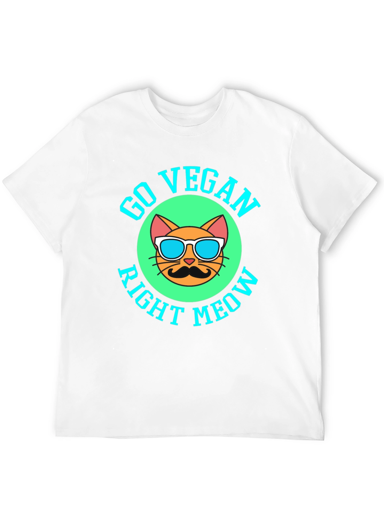 Go Vegan Right Meow T-Shirt